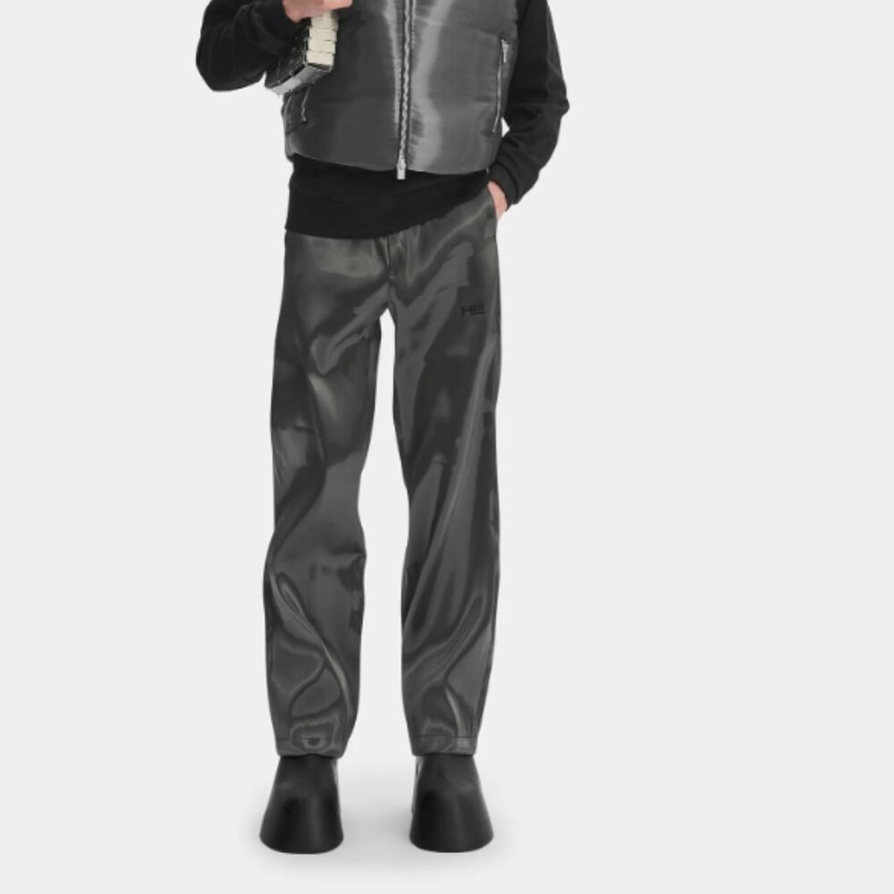 BNWT AW23 HELIOT EMIL LIQUID METAL PANTS 44